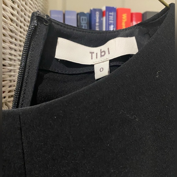 NWOT TIBI Beige and Black Colorblock Midi Dress - Picture 2 of 5